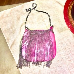 EUC Super cute Chocolate New York mini purse!!